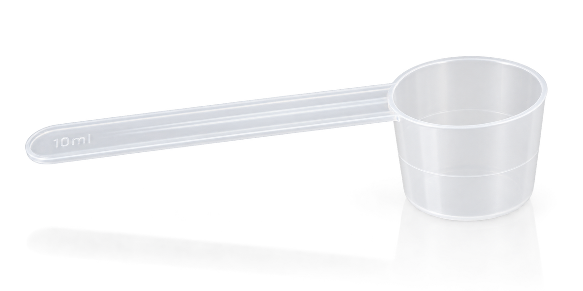 10 ml Clear Scoop - Long Handle (100's)