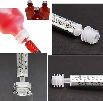 Press-in Syringe Bottle Adapter + 5ml Syringe (50's)