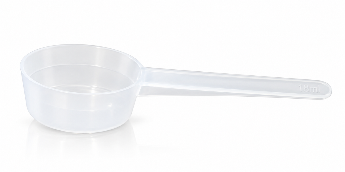 18 ml Clear Scoop - Long Handle (100's)