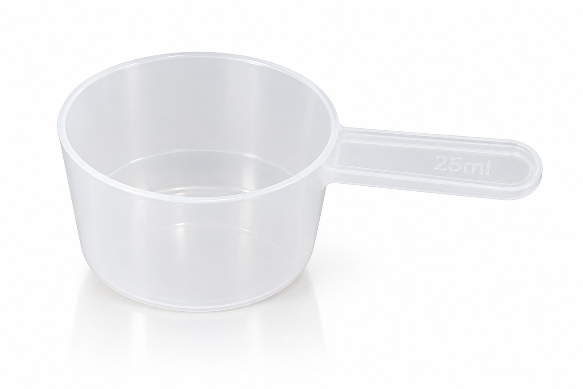 25 ml Clear Scoop - Short Handle (100's)