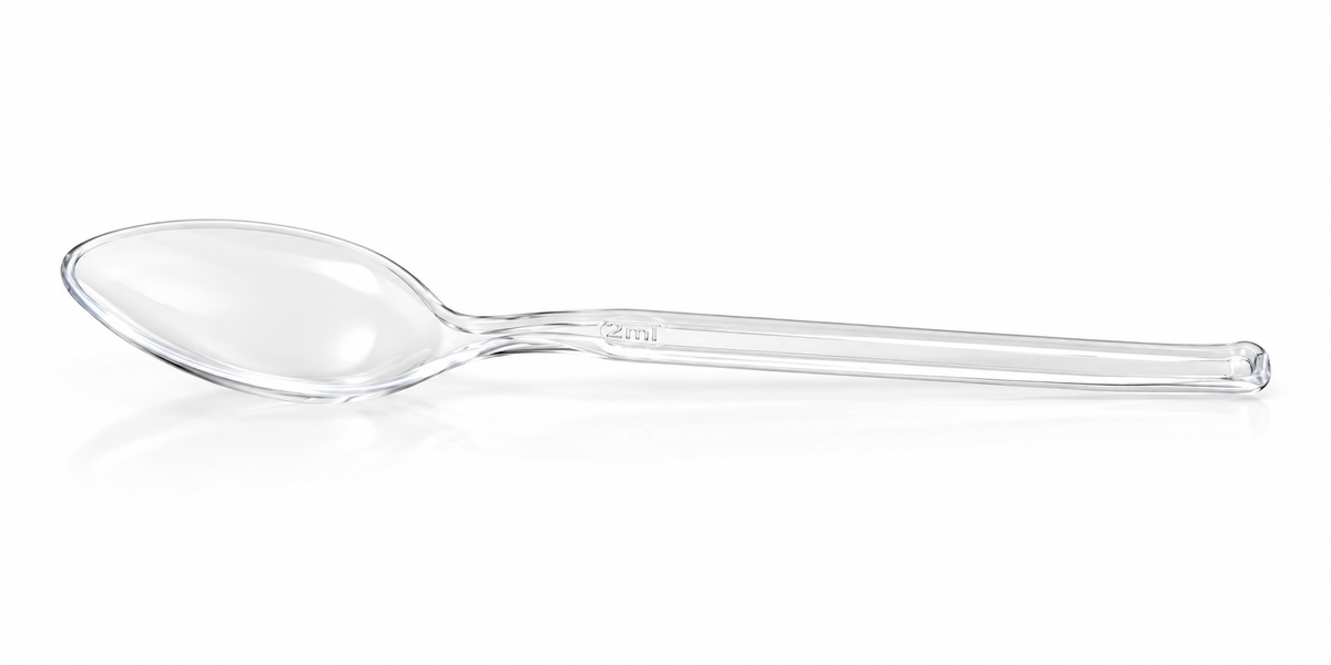 2 ml Teaspoon - Clear (100's)