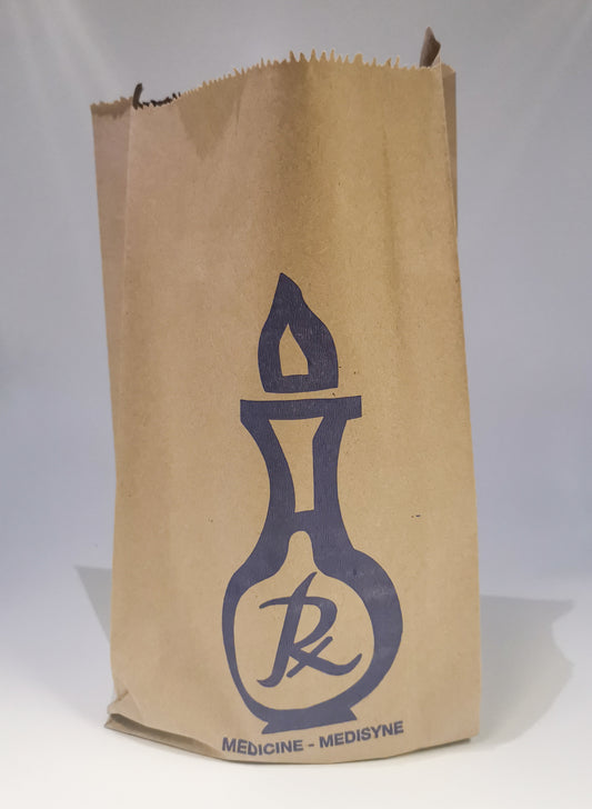 Paper Bag Rx Blue Large (500's)