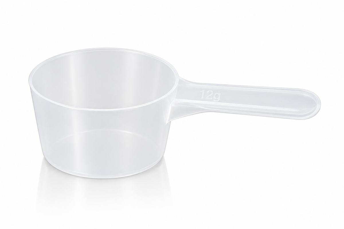 15 ml / 12 g Clear Scoop - Short Handle (100's)