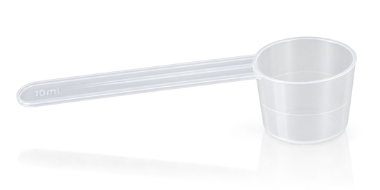 10 ml Clear Scoop - Long Handle (100's)