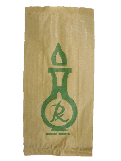 Paper Bag Rx Green X-Large (500's)